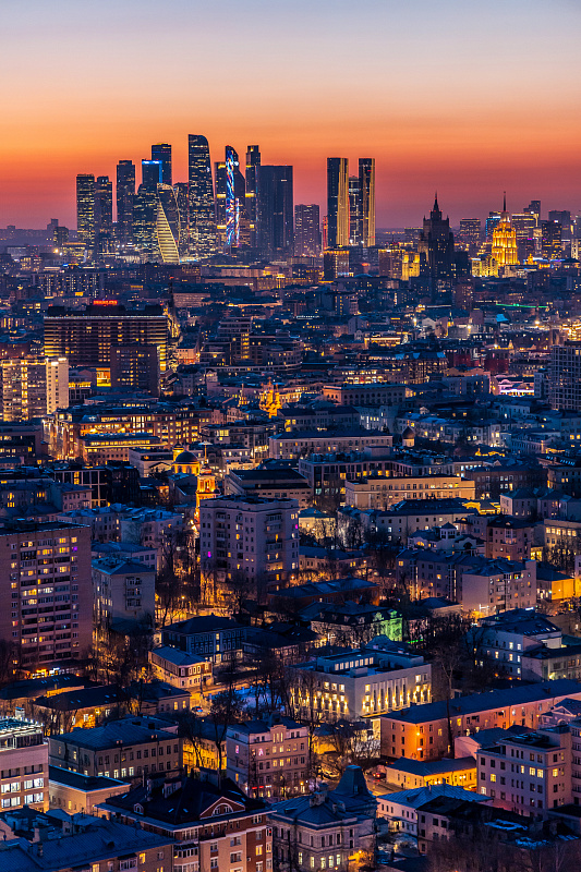 Панорамные виды на Москву
