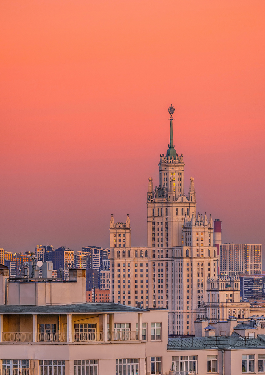 Вечерние виды Москвы