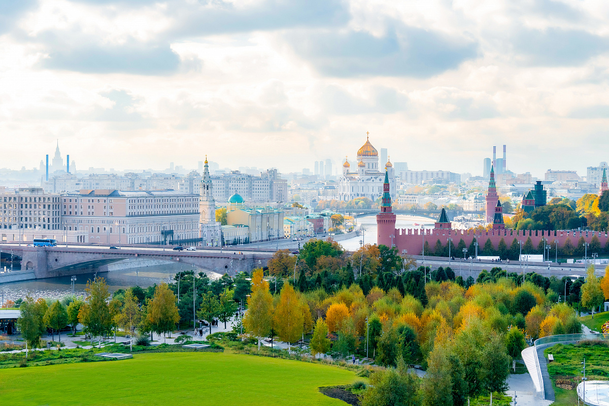 Парк «Зарядье» осенью