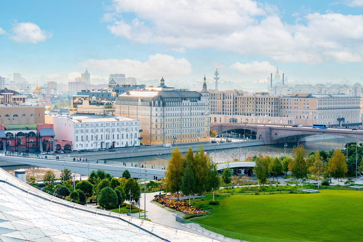 Парк «Зарядье» осенью