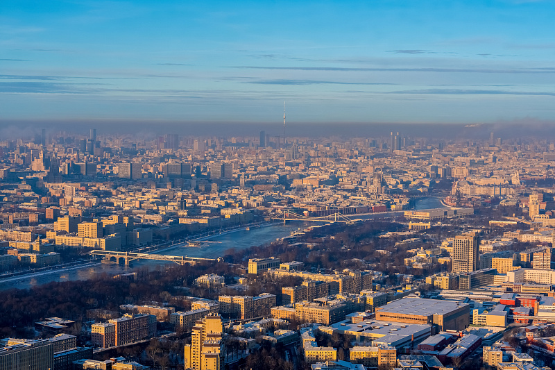 Зимние панорамы Москвы