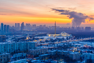 Зимние панорамы Москвы