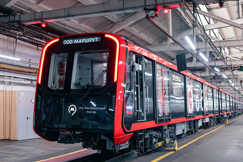 Тестирование беспилотного поезда метро