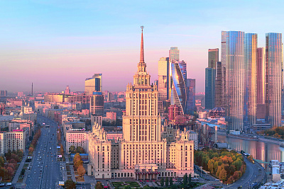 Рассветные виды Москвы