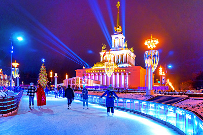 Открытие катка на ВДНХ
