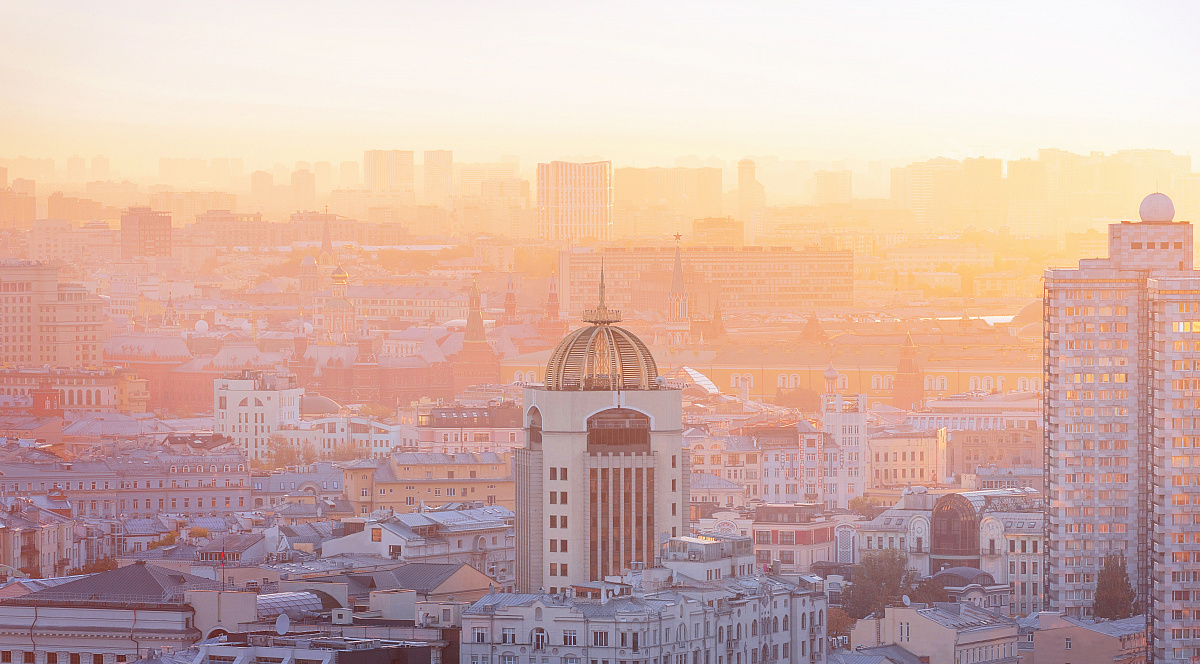 Рассветные виды Москвы