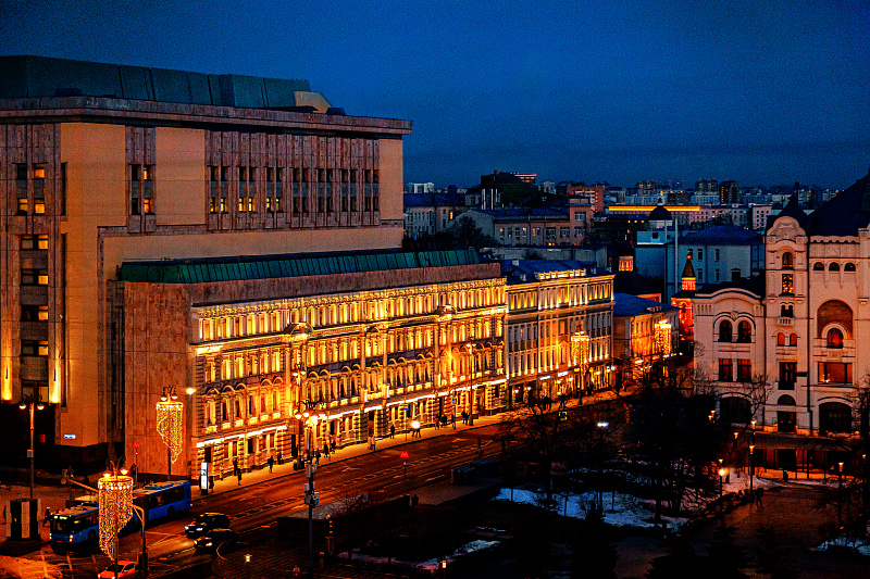Вечерние виды города