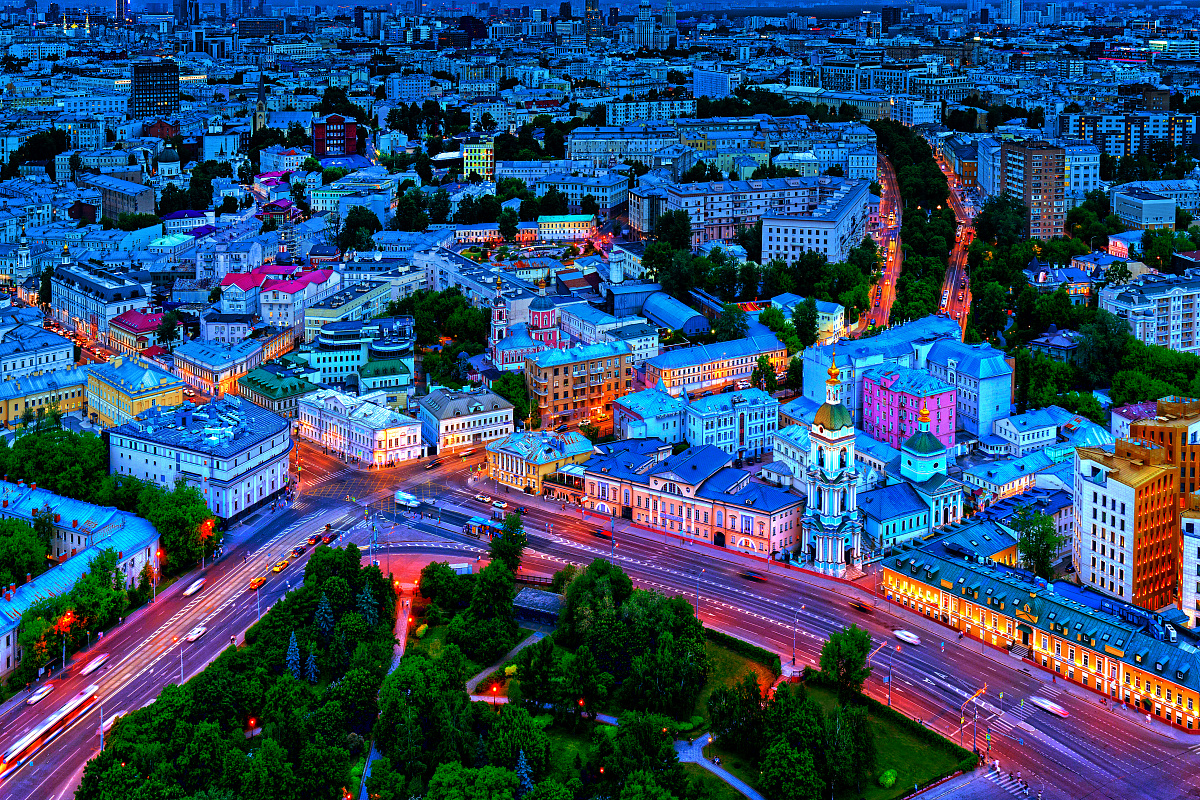 Вечерние виды города
