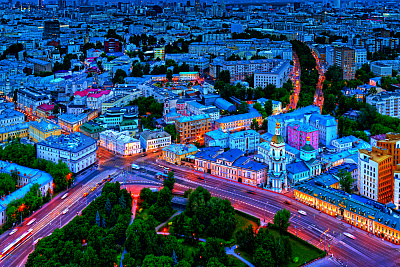 Вечерние виды города