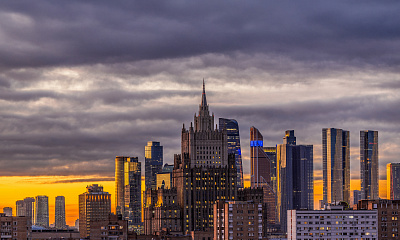 Вечерние виды Москвы