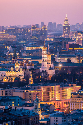 Панорамные виды на Москву