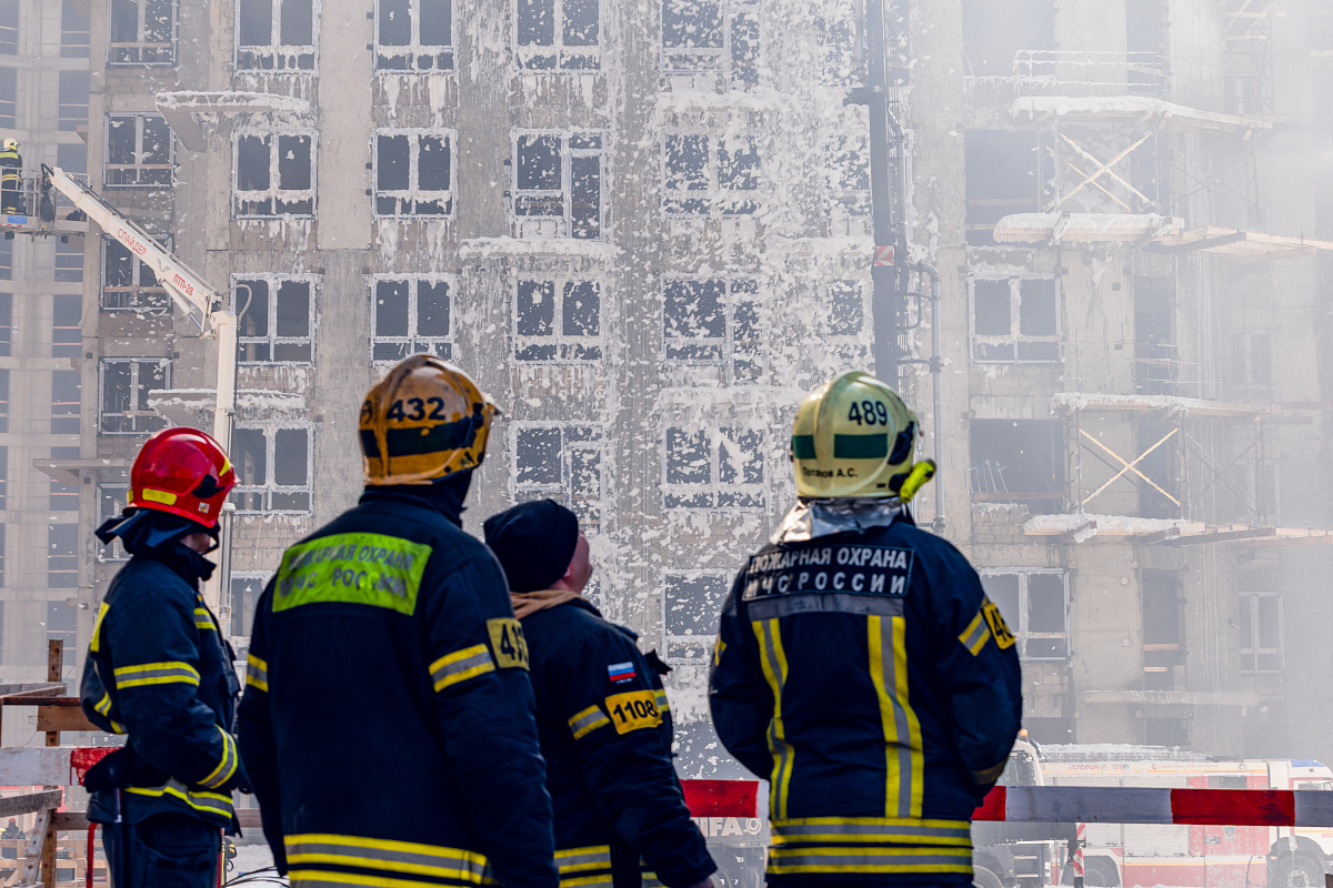 Масштабные учения городских служб в высотных зданиях
