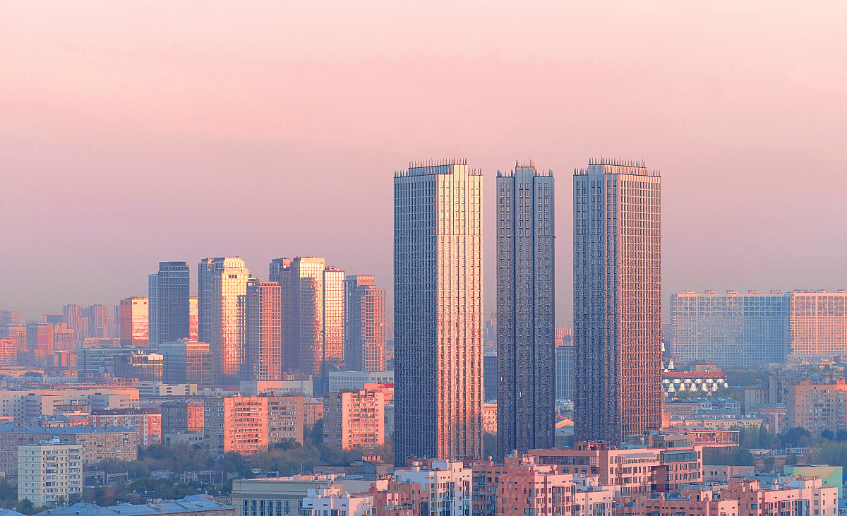 Рассветные виды Москвы