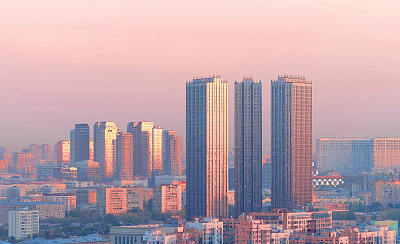 Рассветные виды Москвы