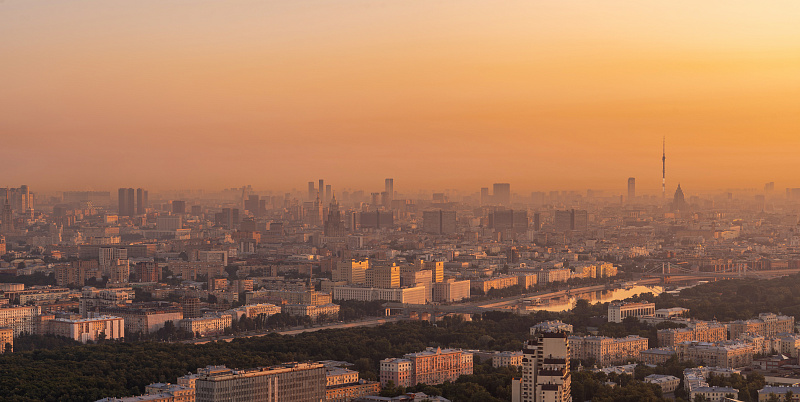 Панорамные виды на Москву
