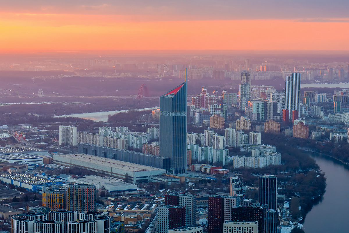 Вечерние виды Москвы