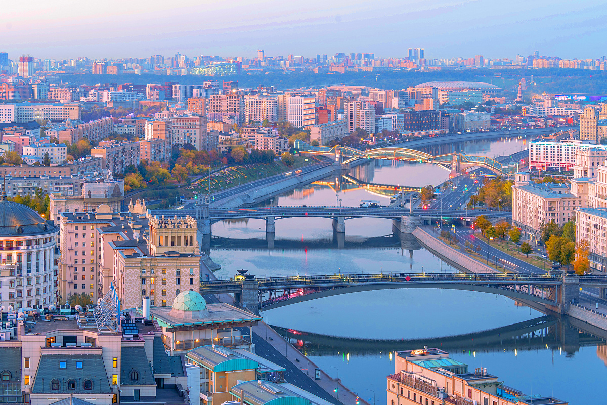 Рассветные виды Москвы