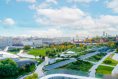 Парк «Зарядье» осенью