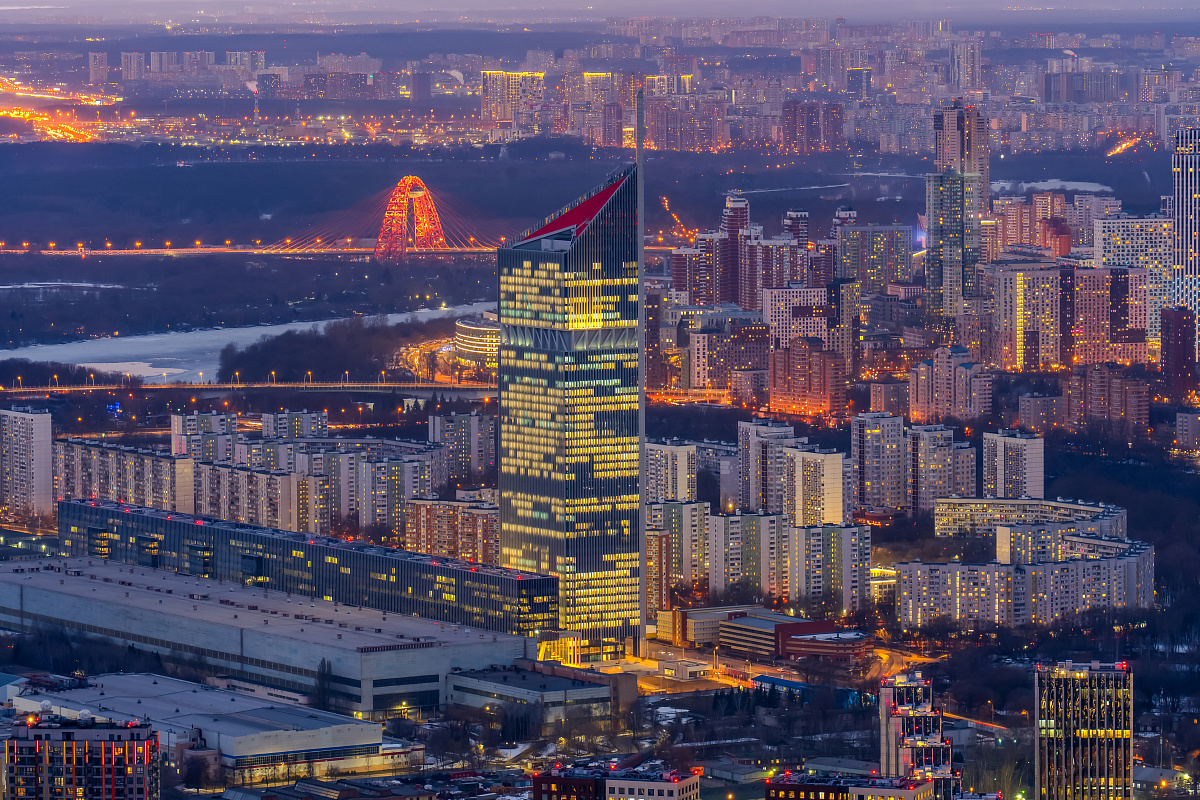 Вечерние виды Москвы