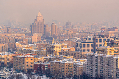 Зимние панорамы Москвы
