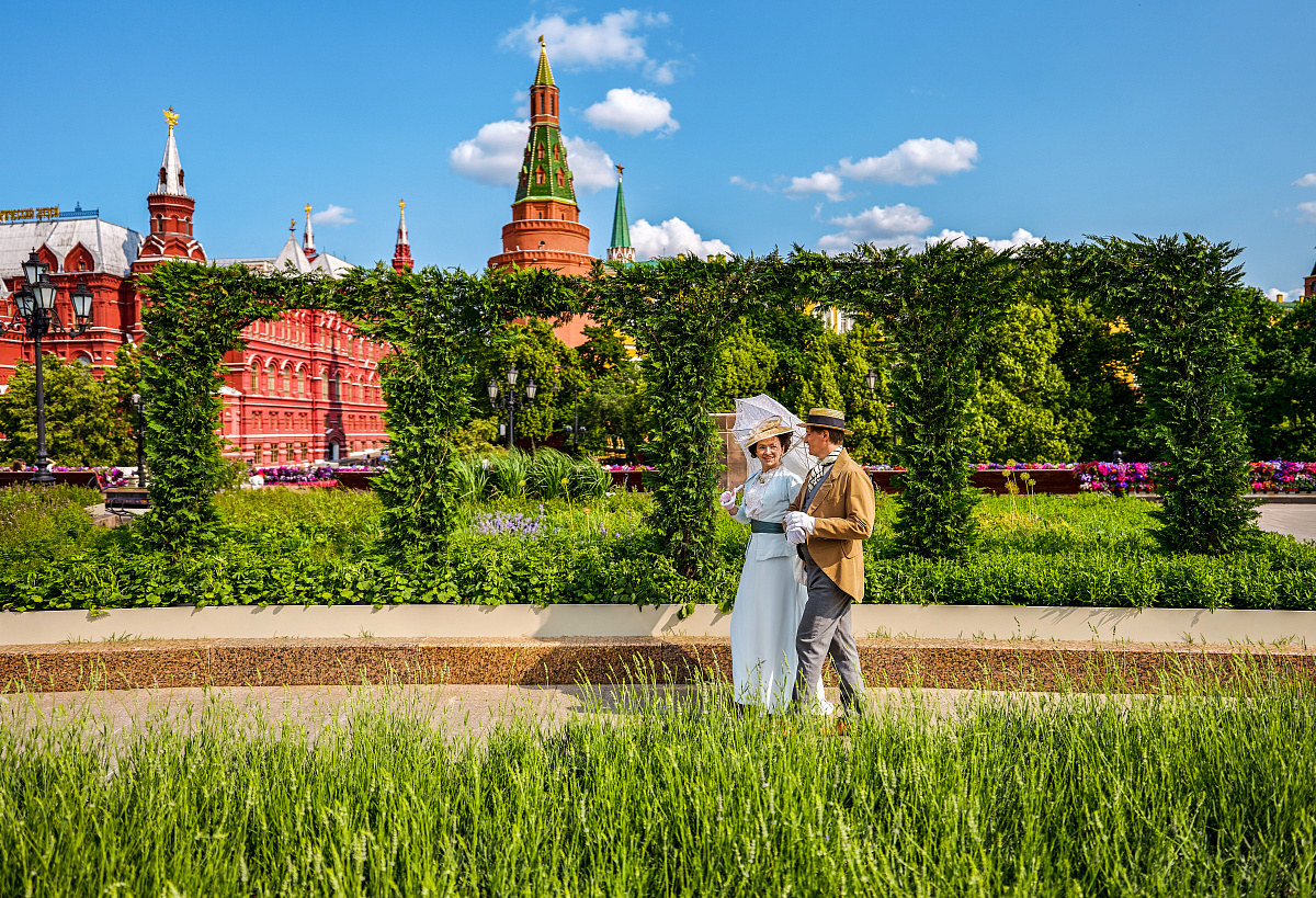 «Сады и цветы» на Манежной площади