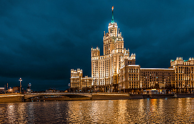 Вечерние виды Москвы