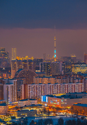 Зимние панорамы Москвы
