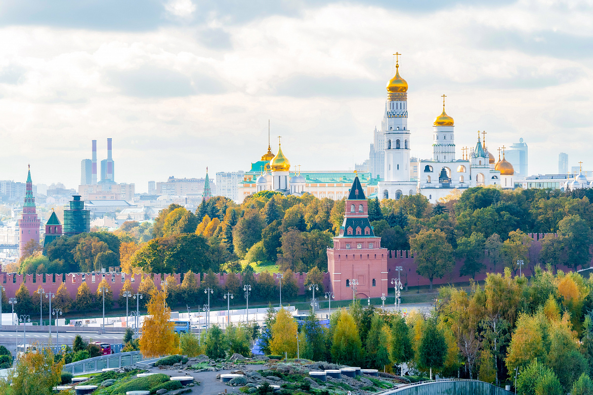 Парк «Зарядье» осенью