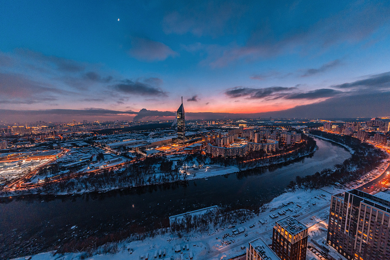 Зимние панорамы Москвы