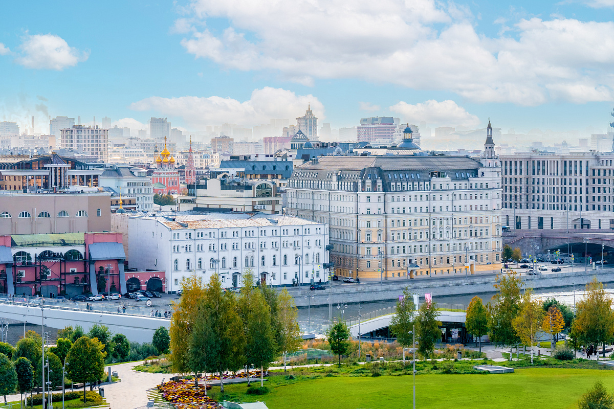 Парк «Зарядье» осенью