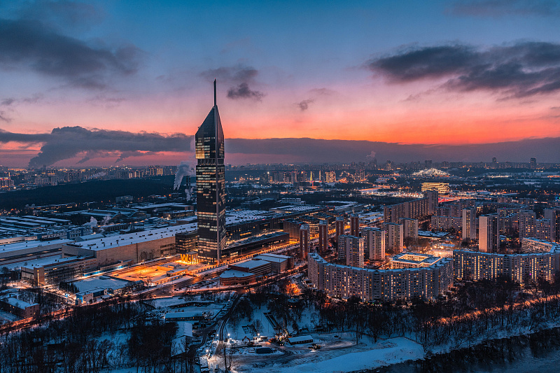 Зимние панорамы Москвы