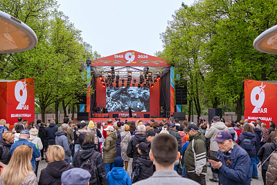 День Победы в парках Москвы
