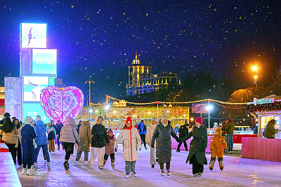 Каток в Парке Горького