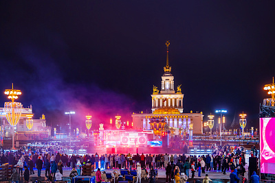 Открытие катка на ВДНХ