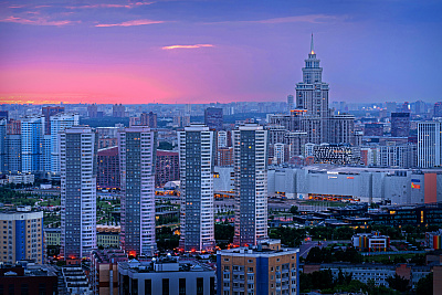 Вечерние виды города