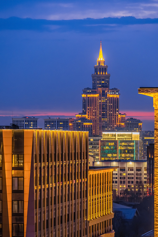 Вечерние виды Москвы