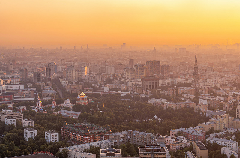 Панорамные виды на Москву
