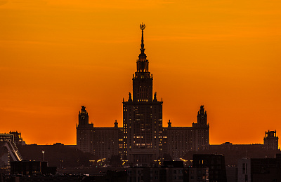 Вечерние виды Москвы