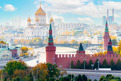 Парк «Зарядье» осенью