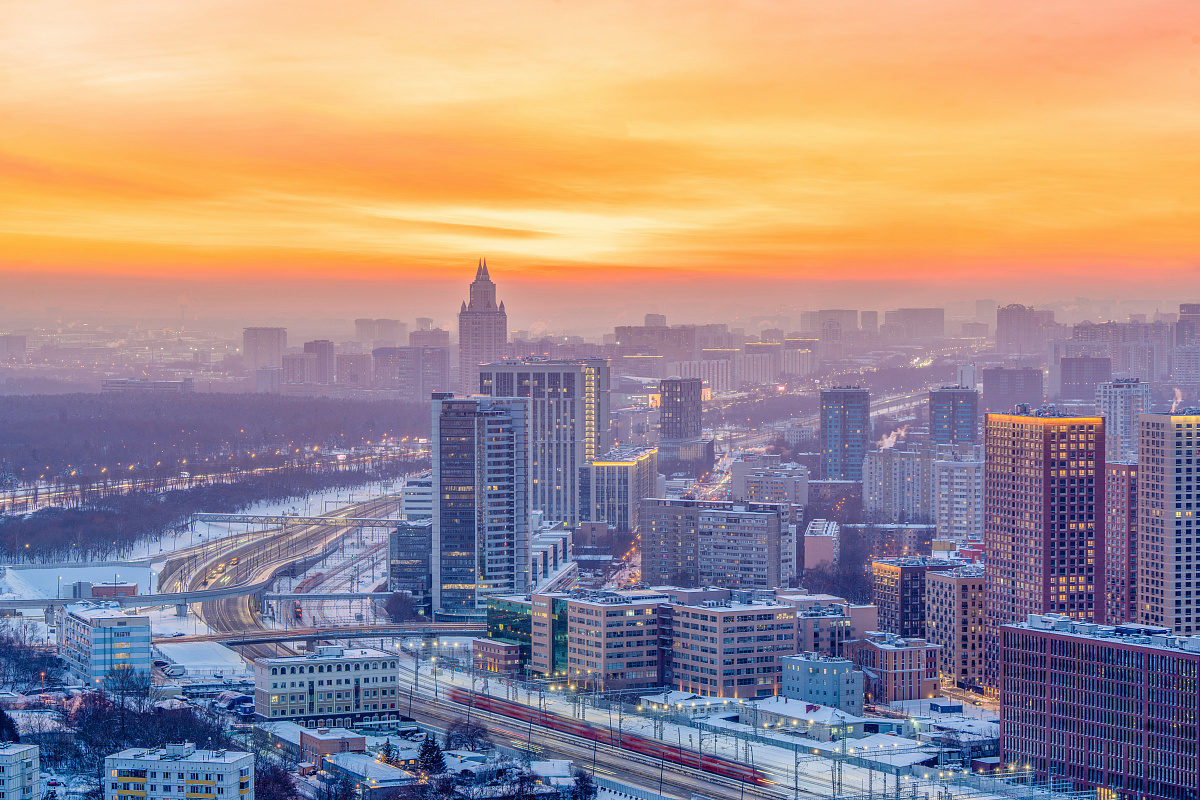 Зимние панорамы Москвы