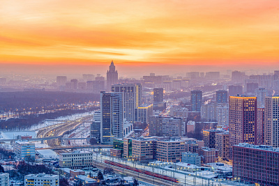 Зимние панорамы Москвы
