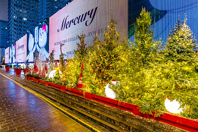 Новогоднее оформление Нового Арбата