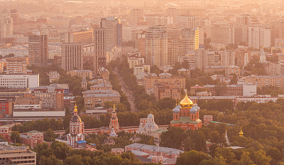 Панорамные виды на Москву