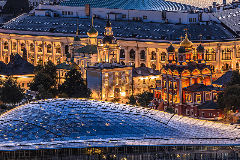 Закатные виды Москвы
