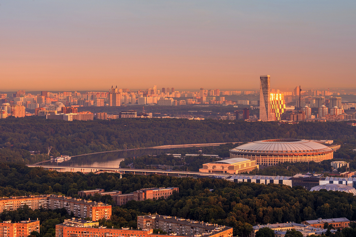 Панорамные виды на Москву