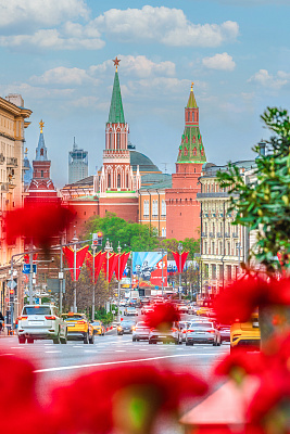 Украшение города к 9 Мая