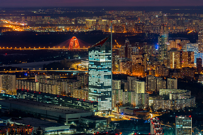 Вечерние виды Москвы