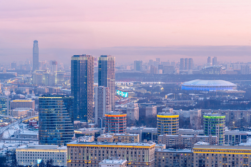 Зимние панорамы Москвы