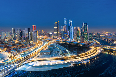 Зимние панорамы Москвы