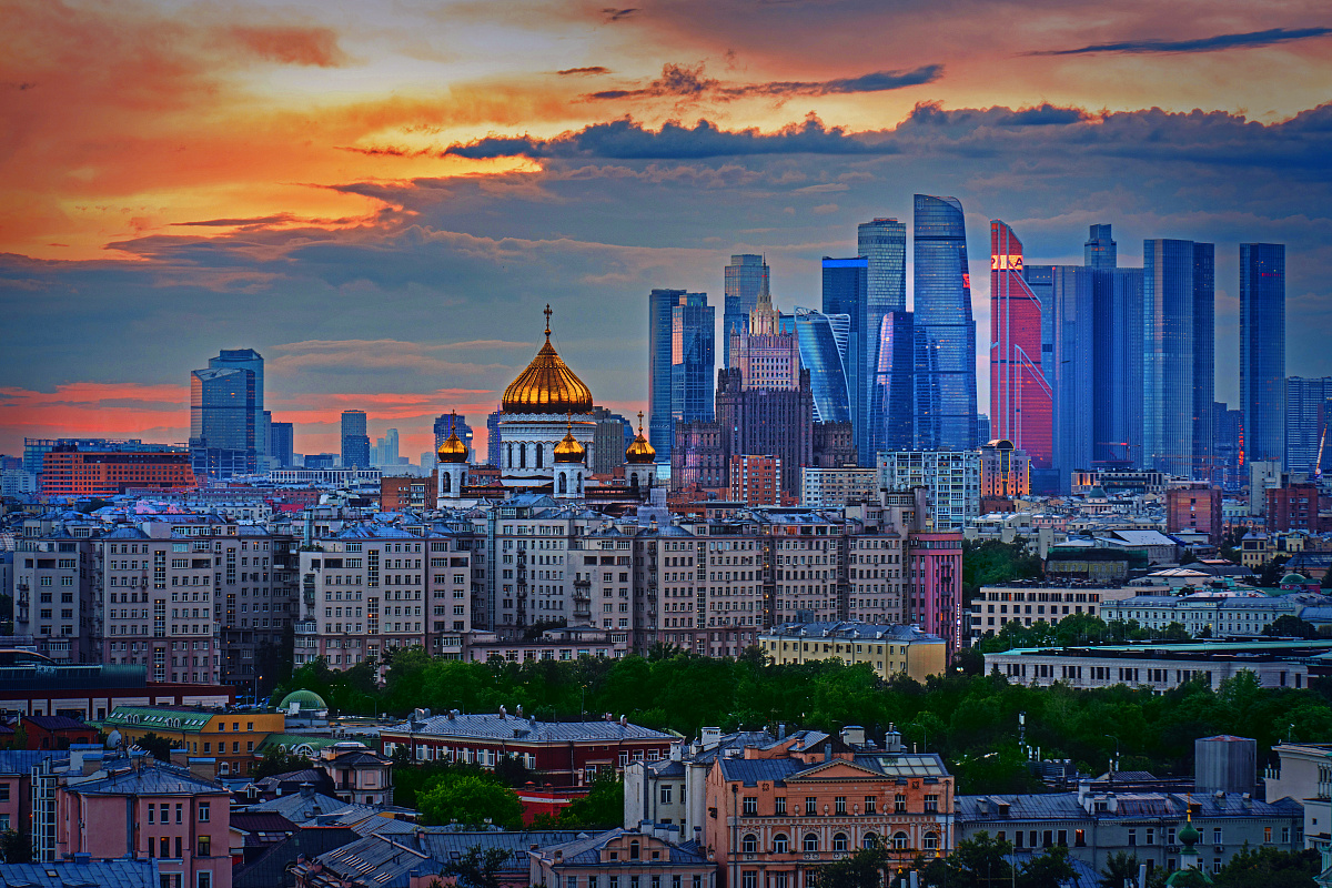 Вечерние виды города